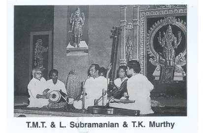 Performance b y T.M.Thyagarajan , L.Subramaniam & T.K.Murthy