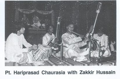 Performance by Pandit HariprasadChurasia with Ustad Zakir Hussain