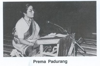 Performance by Prema Pandurang - English discourse