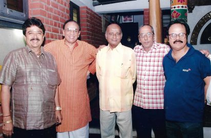 Chithirai Nataka Vizha 17.04.2006 S.Ve.Sekar , A.R.Srinivasan, Radhu, Kathadi Ramamurthy & Crazy Mohan during Inauguration of 14th Chithirai Nataka Vizha