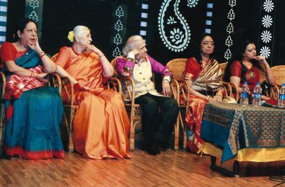 NKC-2014 Nandini Ramani , Leela Venkatraman, Dr.Sunil Kothari, Yamini Krishnamurthy & Swapnasundari during Valedictory Day Celebration