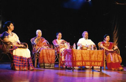 NKC-2017-26.12.17- Saashwathi Prabhu, Leela Venkatraman, Lakshmi Viswanathan, Ashish Khokar & Dr.Srinidhi Chidambaram during Inauguration of NKC
