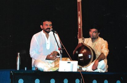 NKC-2012 - T.M.Krishna giving a Lecture Demonstration