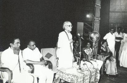 On the same occasion Padmashri Dr.Prof.T.V.Ramanujam delivers his speech –03.08.1985.
